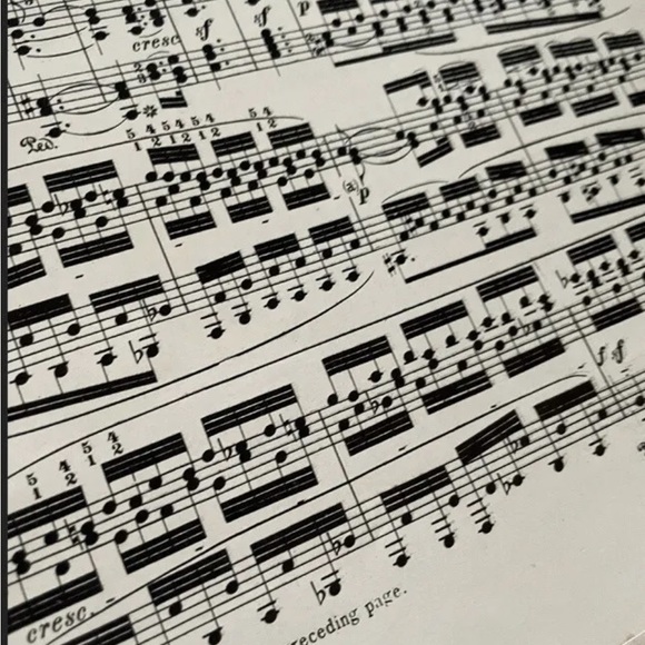 Music Sheet Bundle Pack Junk journal Crafts Scrapbook 100 vintage Pages - Picture 3 of 6